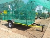 1 Ton Utility Trailer with Mesh Sides